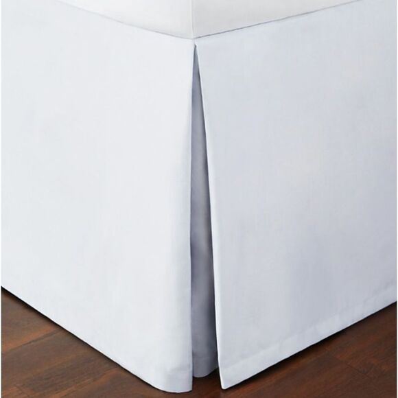 - HUDSON PARK COLLECTION TIVOLI BEDSKIRT 600 TC white - Picture 1 of 3